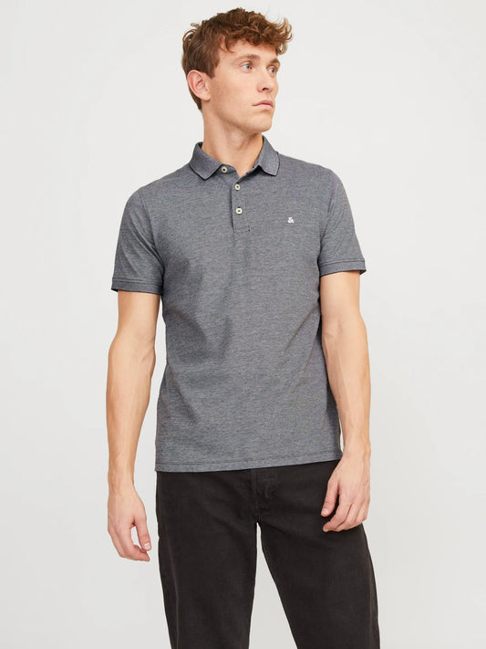 HAZEL MAGNE GREY CLASSIC POLO-SHIRT